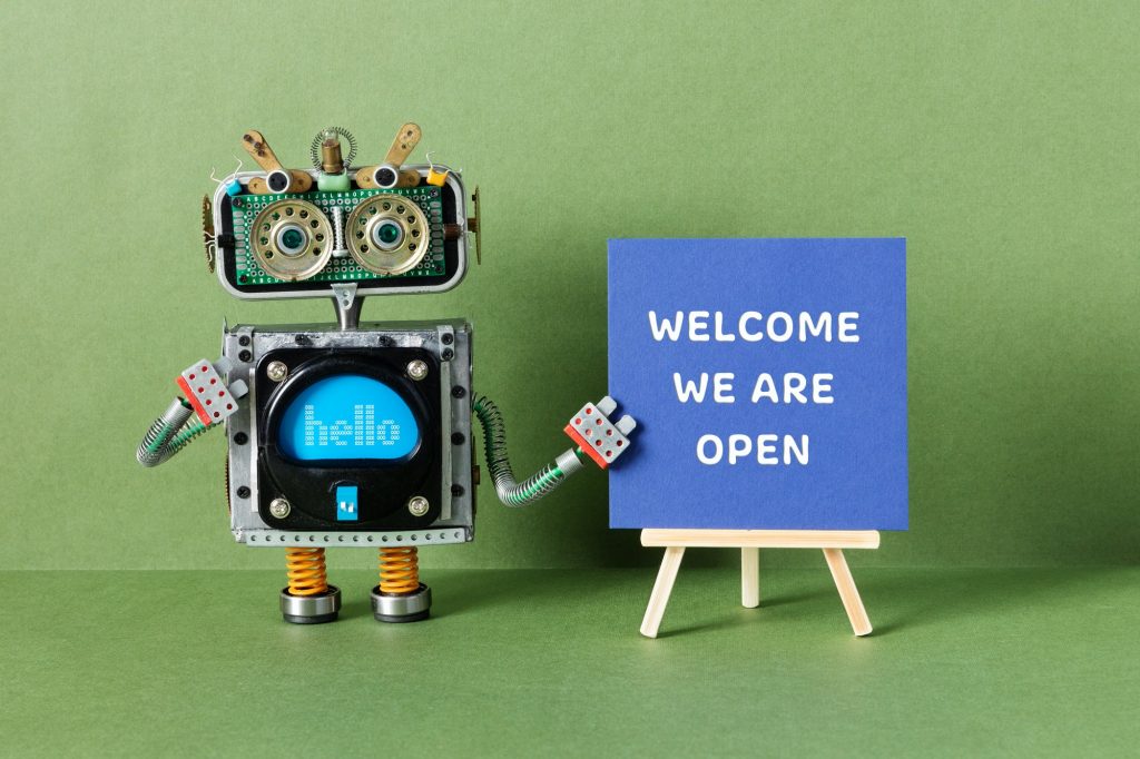 Welcome we are open.